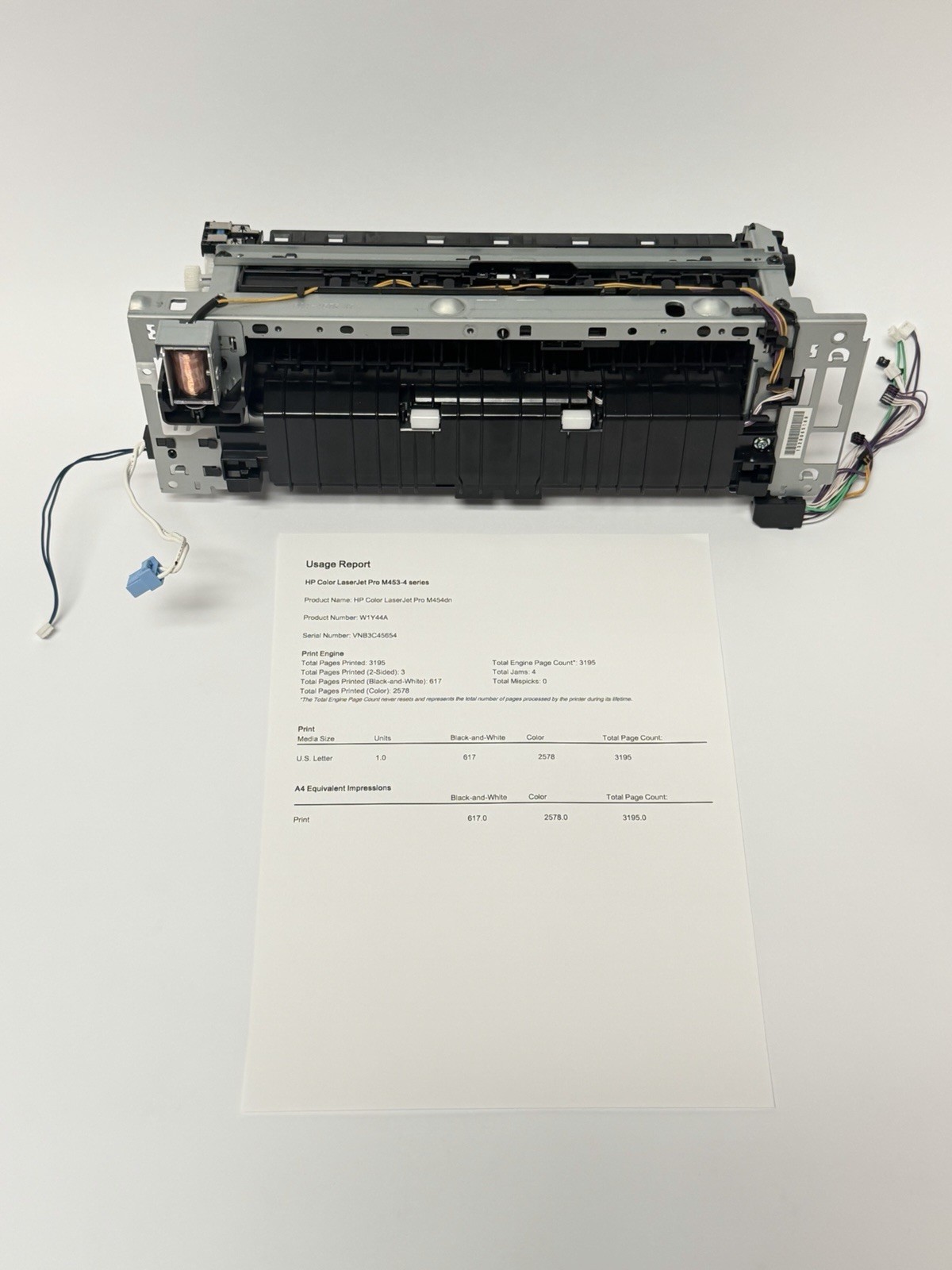 RM2-6460 HP M452/477/M454/ M479 FUSER DUPLEX (RM2-6418) LOW PAGE COUNT 3,195