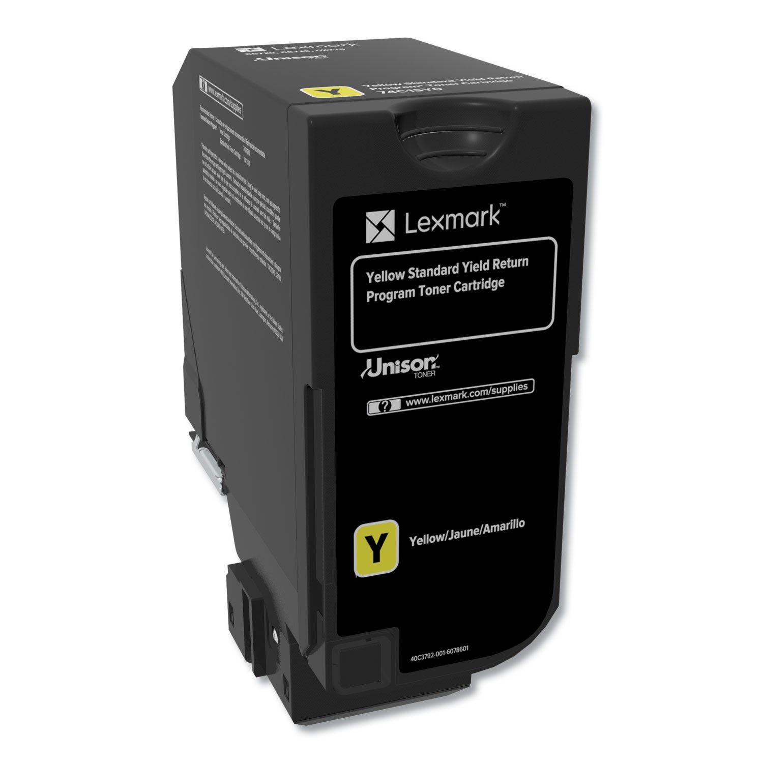 Lexmark 74C1SY0 (CS720/CS725/CX725) Return Program Toner, Yellow