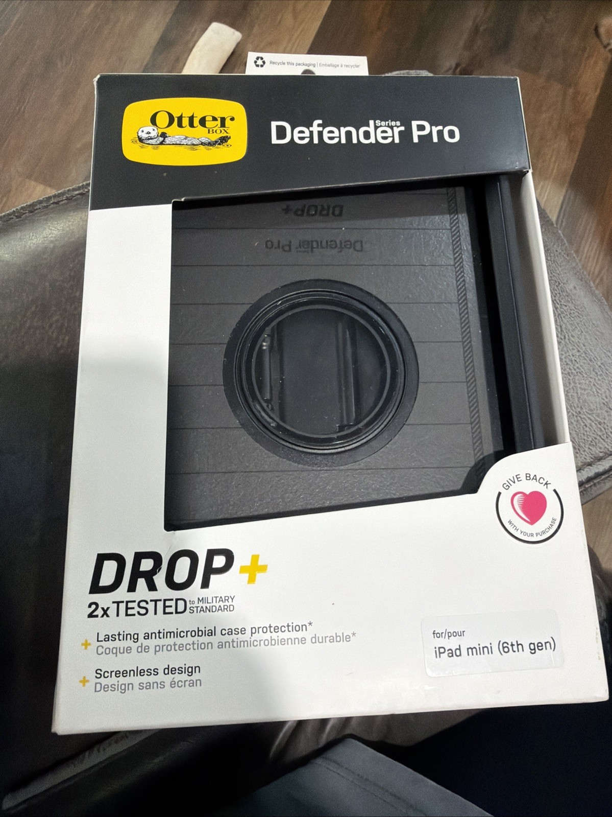 Otterbox Defender Pro Series Case for Apple iPad mini (6th Gen) - Black...