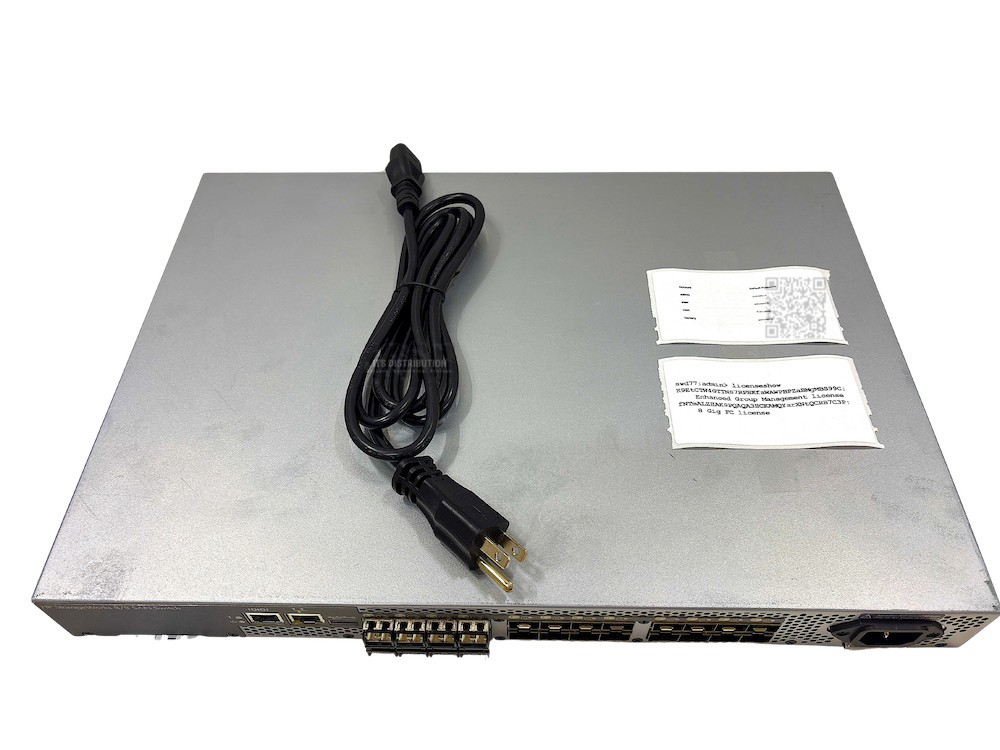 AM866A I HP StorageWorks SFP Fibre Channel 8/8 8 Port SAN Switch +8x AJ716B SFP
