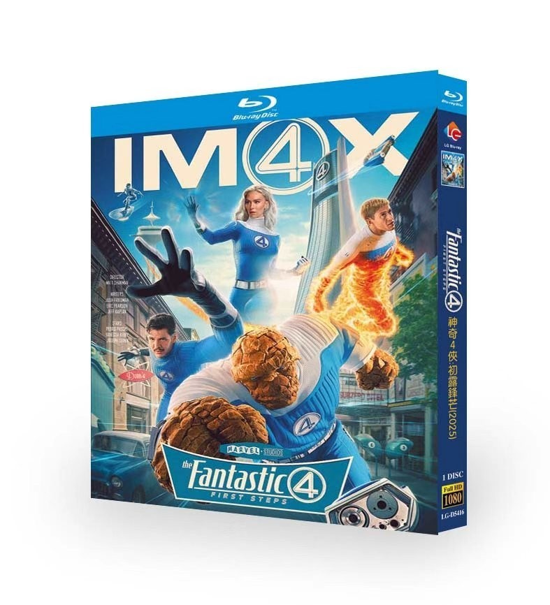 The Fantastic Four: First Steps‎ (2025): 1-Disc All Region Free New Box Set