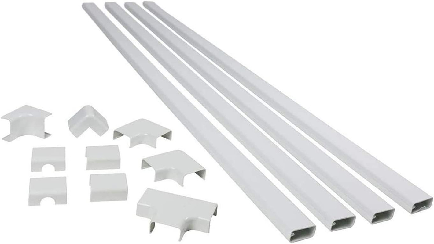 Legrand  Cordmate II 120 Inch 12 Piece Cord Cover Kit White