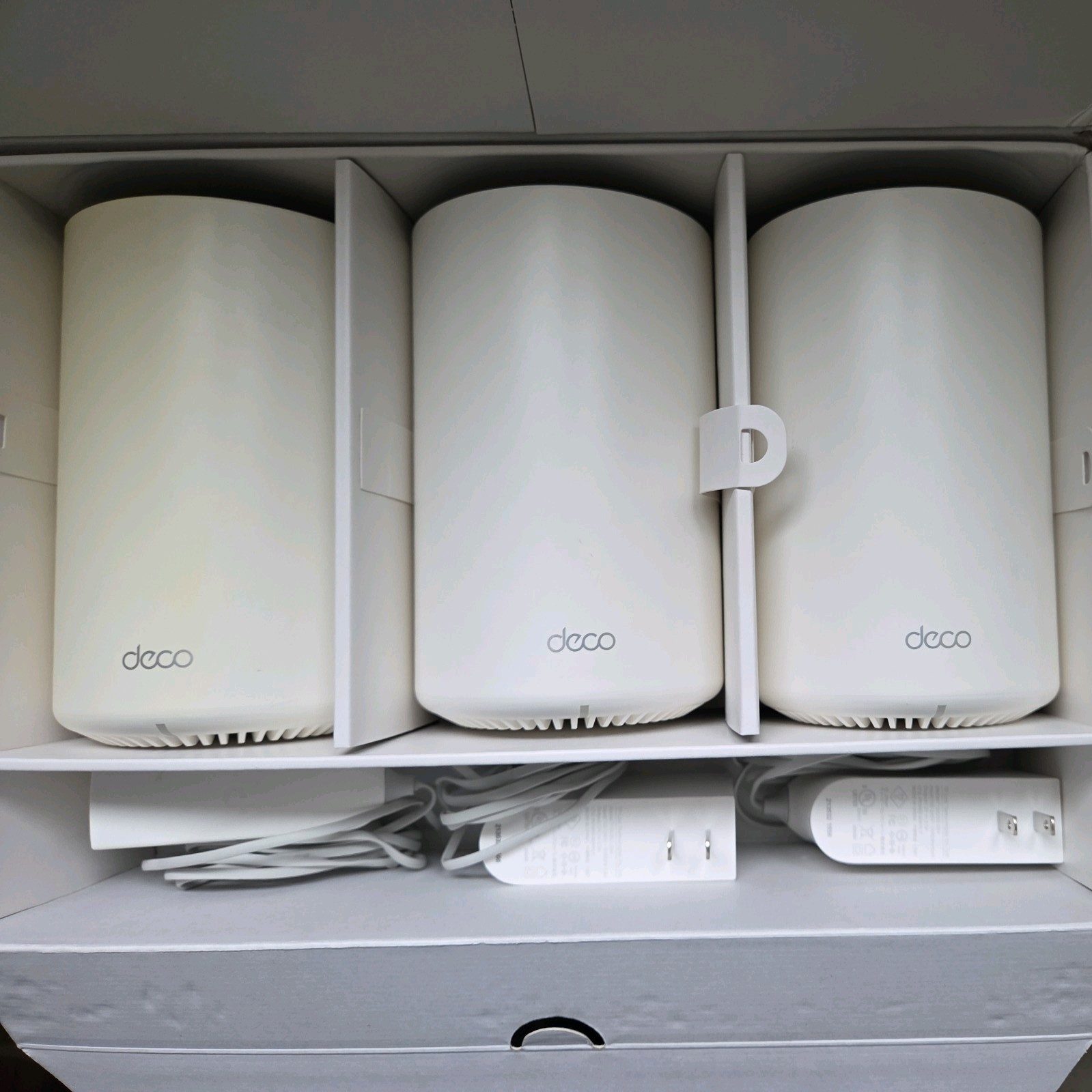 TP-Link Deco X3600 AX3600 Tri-Band Wi-Fi 6 Mesh System 3 Pack Used