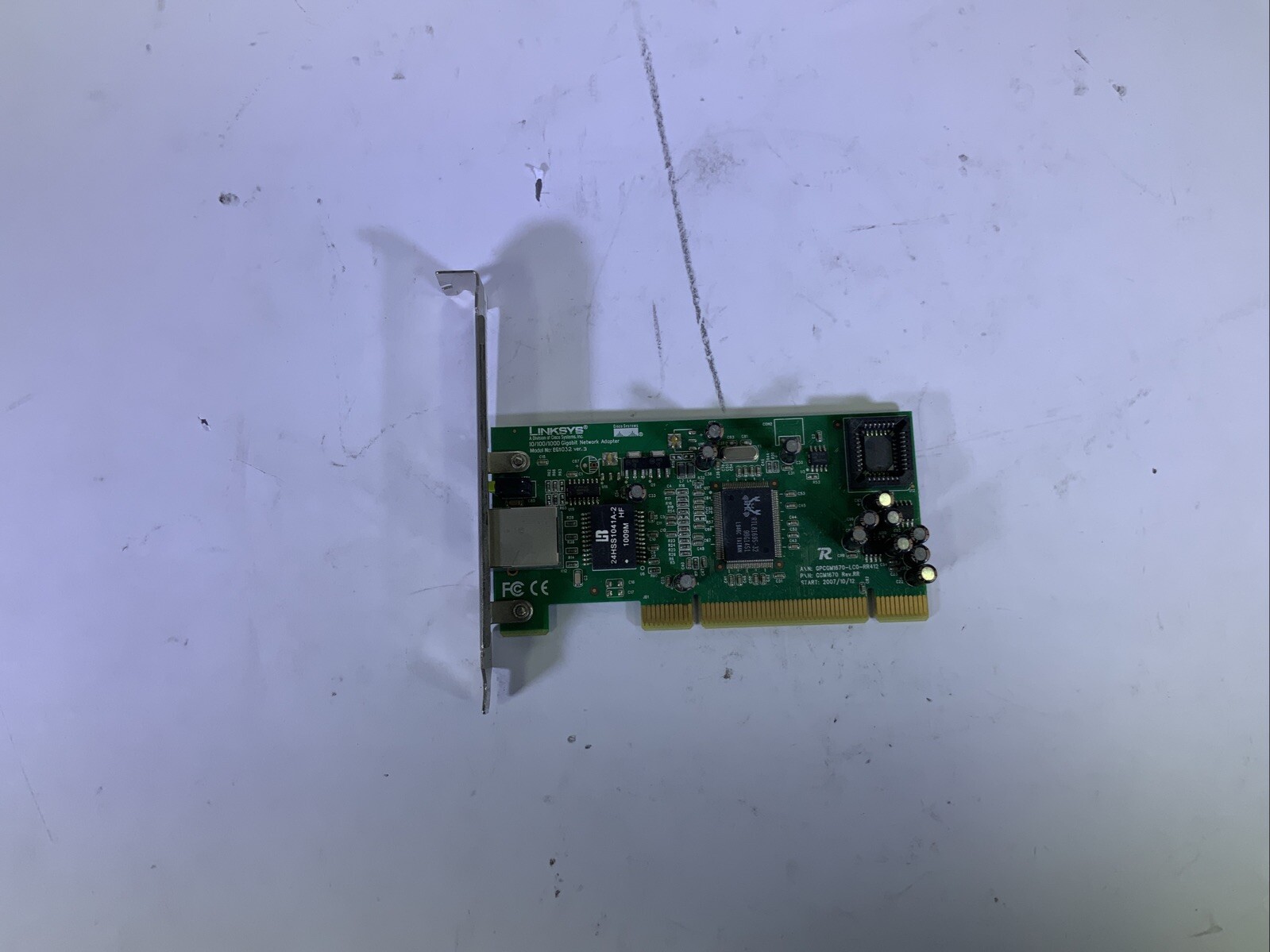 EG1032 Ver.3 PCI Cisco Linksys 100/10/1000 Gigabit Network Adapter - JJ Q6E