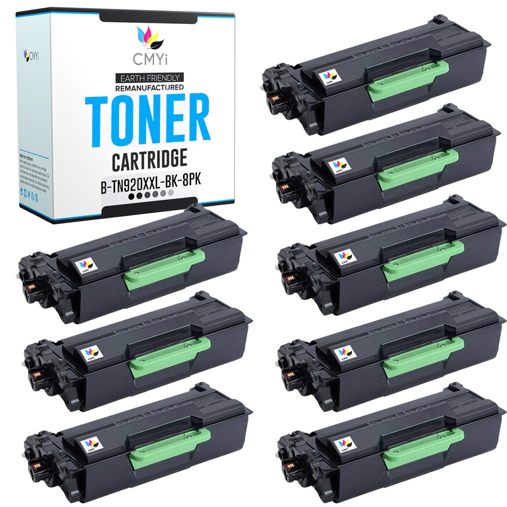 8PK Compatible CMYi TN-920XXL Cartridge fits Brother MFC-L5915DW L6810DW L6915DW