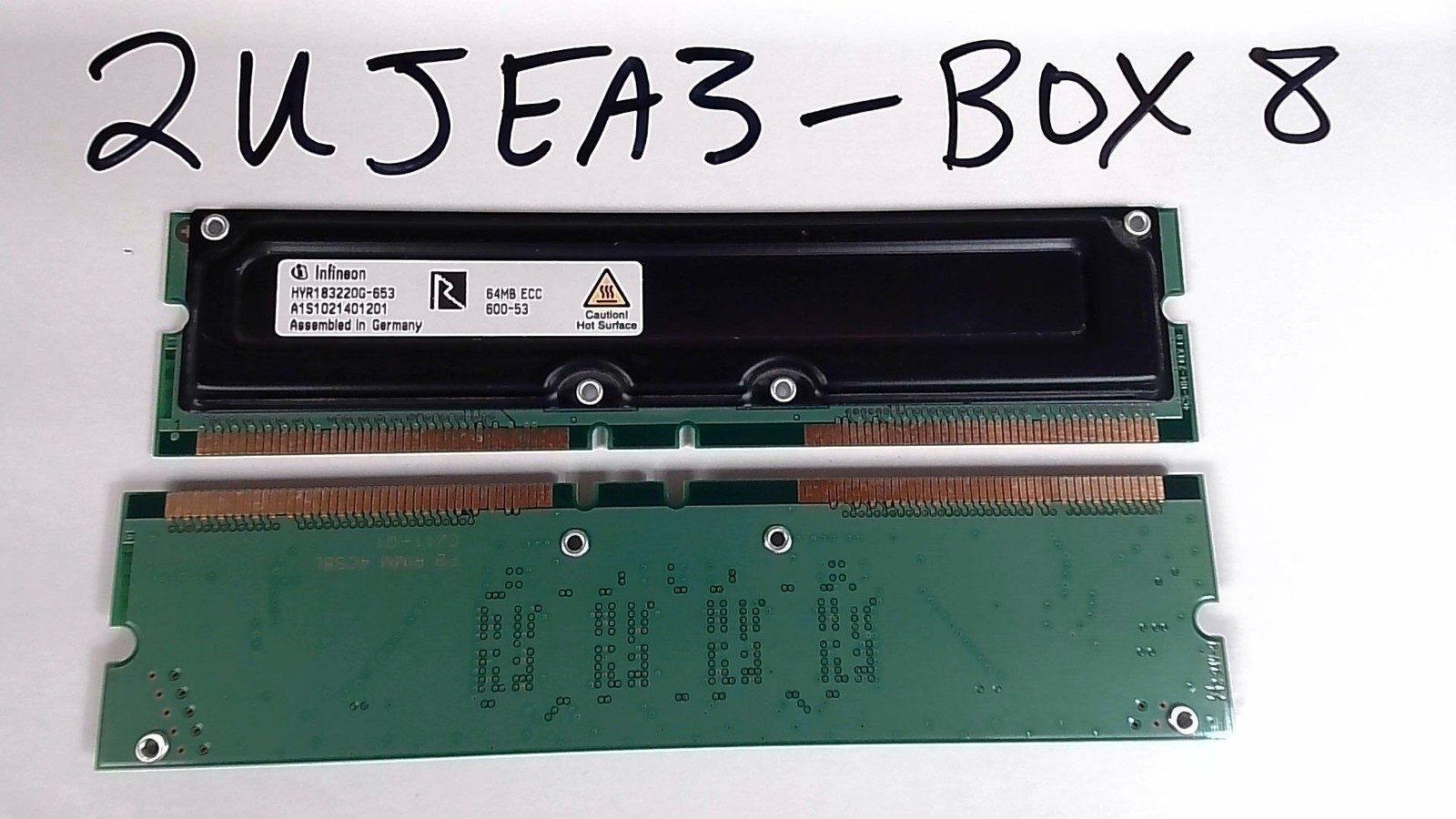 Infineon HYR183220G-653 64MB ECC Memory 184-Pin Module