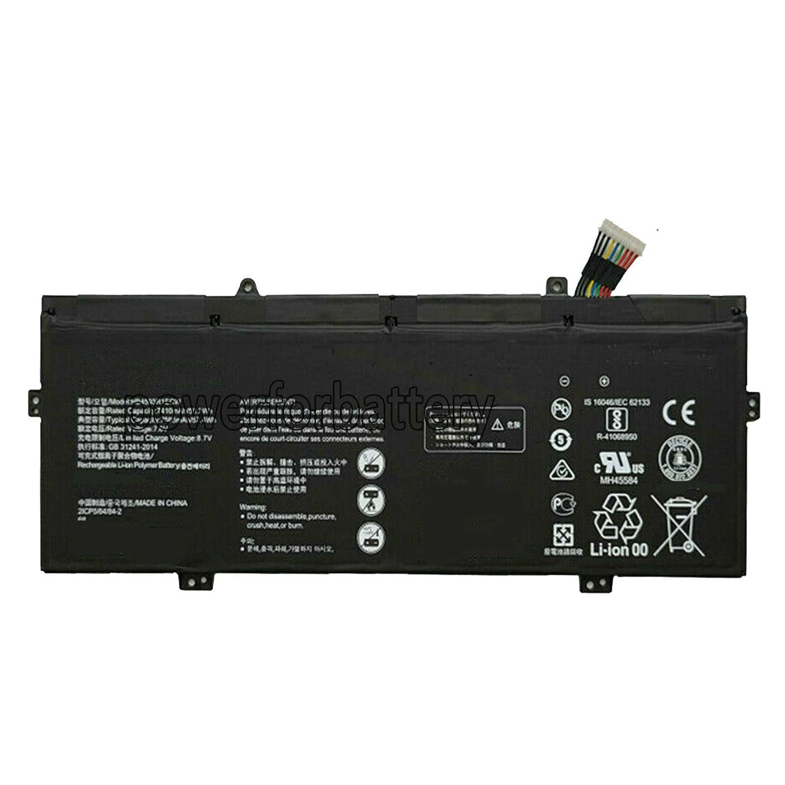 New 7.6V HB4593R1ECW battery for   Matebook X Pro i7 Mach-W19 / Mach-W29
