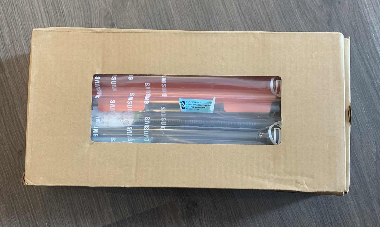Genuine OEM Samsung CLT-P409A Open Box - New Sealed CYAN Toner Cartridge Unit