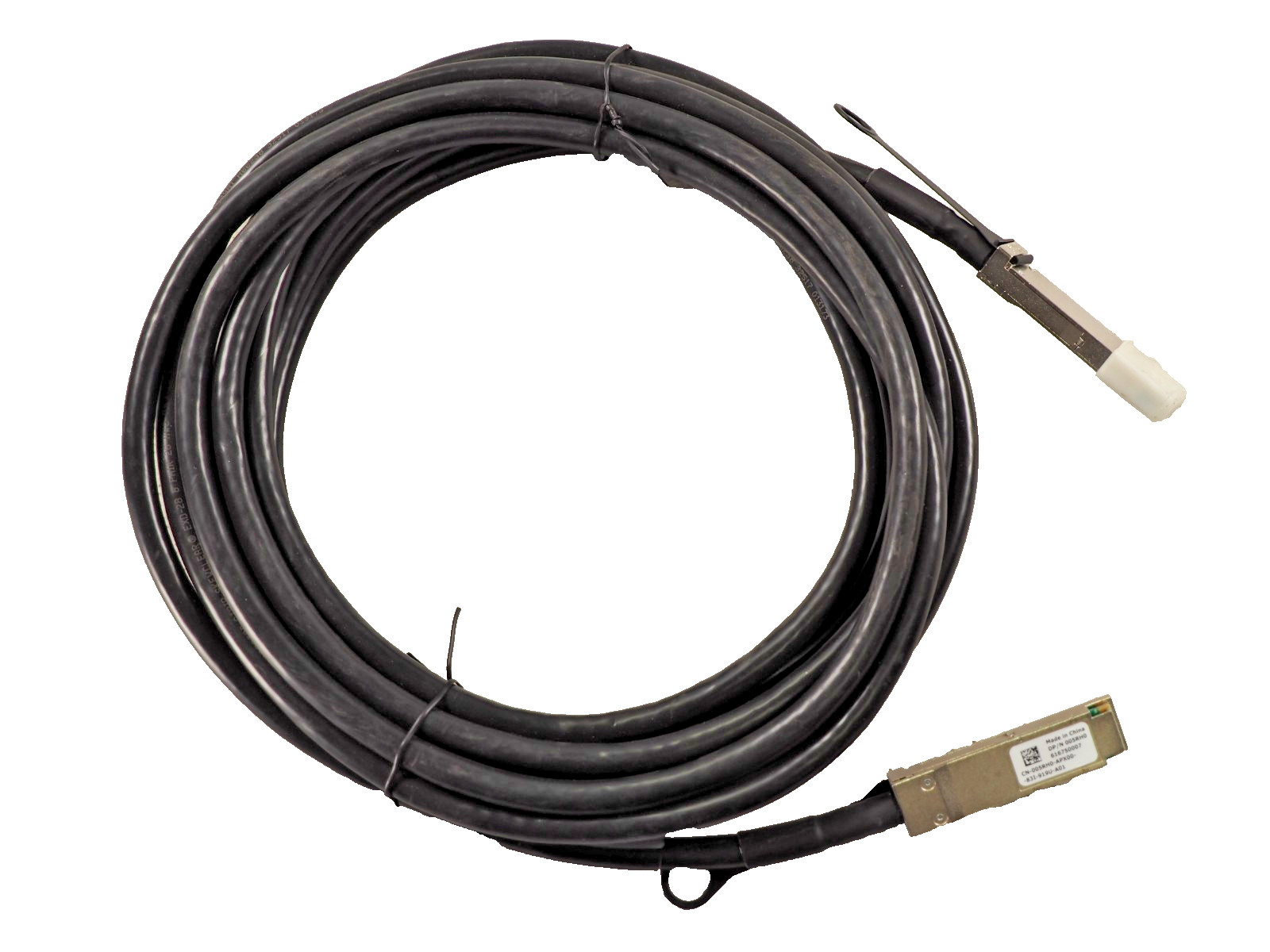 Dell 05RH0 DAC-QSFP-40G-7M 7M QSFP+ to QSFP+ 40G InfiniBand Direct Attach Copper