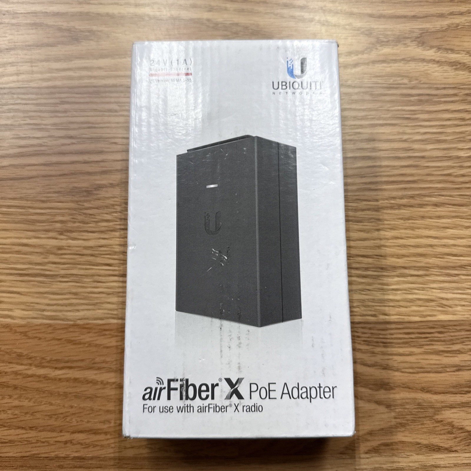 Ubiquiti AirFiber X PoE Adapter 24V (1A) 810354023316 - New