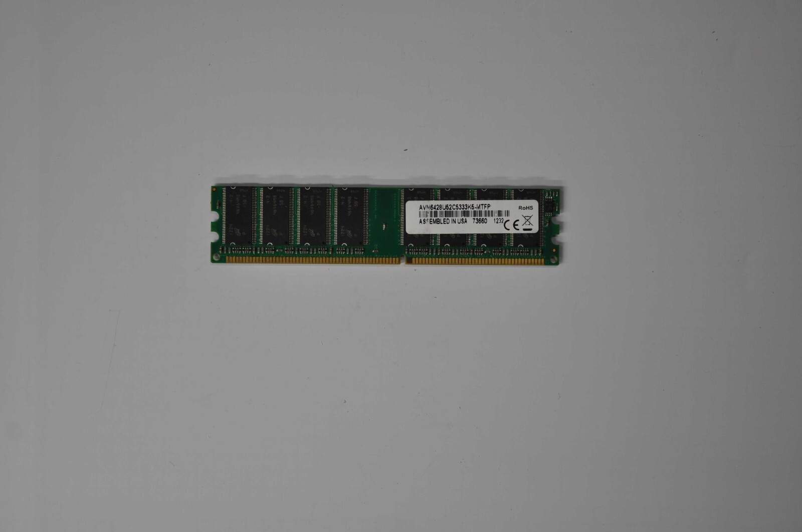 Rohs 1GB DDR Dimm 333Mhz Memory AVM6428U52C5333K5-MTFP