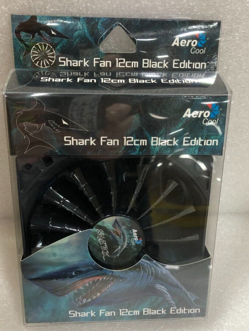 Aero Cool shark fan 12cm black edition (Qty.1)