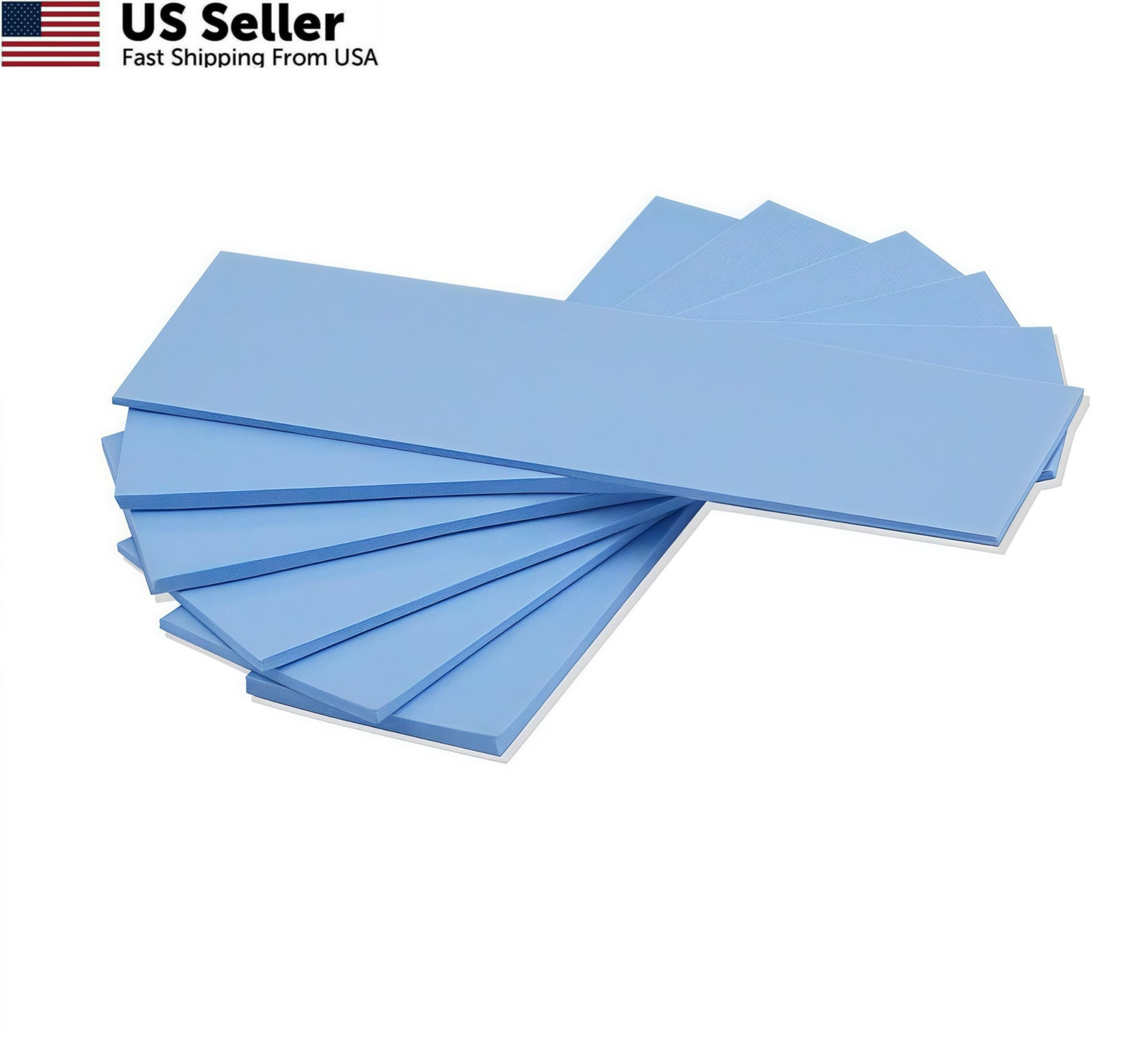 A ADWITS [ 20x67x0.5mm,20x67x1.0mm,20x67x1.5mm, Blue-6-piece mixed pack