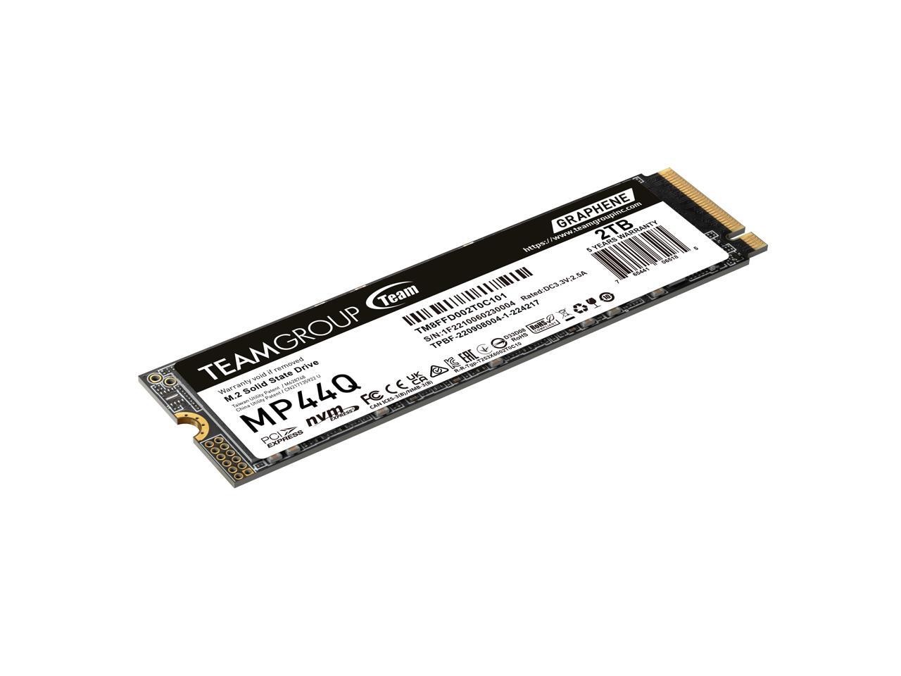 MP44Q 2TB PCIe Gen4 x4 M.2 2280 SSD Laptop & Desktop & NUC & NAS TEAMGROUP