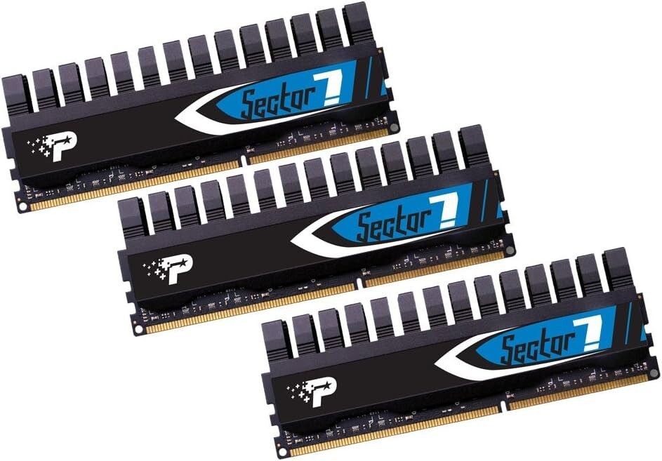 Patriot Sector 7 Edition DDR3 6 GB (3 x 2 GB) PC3-12800 1600MHz 9-9-9-24 MATCHED