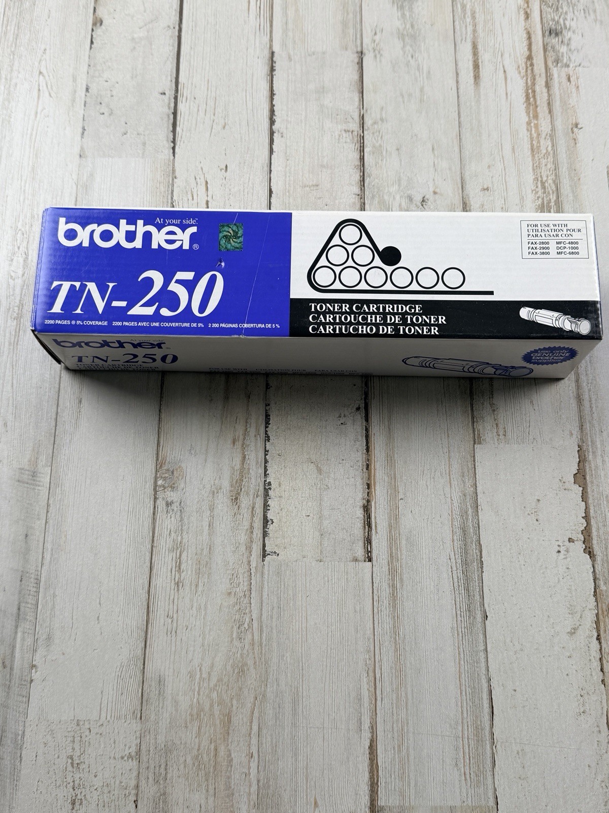 Brother TN-250 Genuine OEM Black Toner Cartridge New Sealed Fast Shipping
