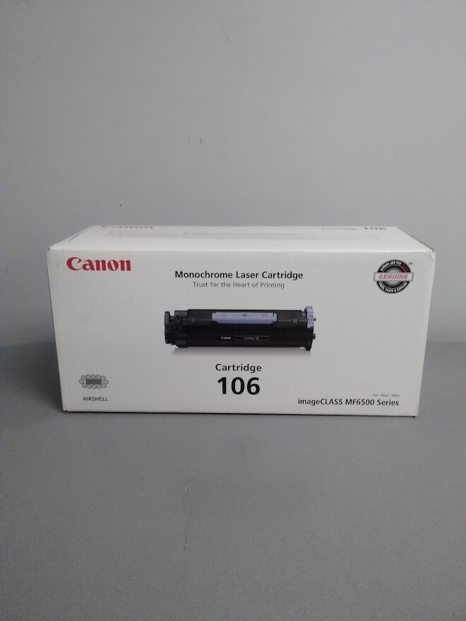 Genuine Canon 106 0264B001 Black Toner Cartridge for imageCLASS MF6500 Series