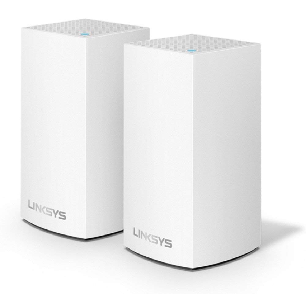 Linksys Velop Dual-Band AC1300 Whole Home WiFi Mesh System WHW0102 2-Pack