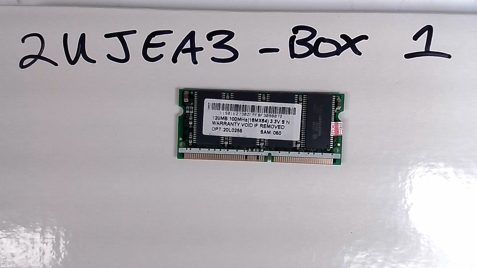 IBM 128MB PC100 PARITY SODIMM Memory Module 01K2730 20L0255