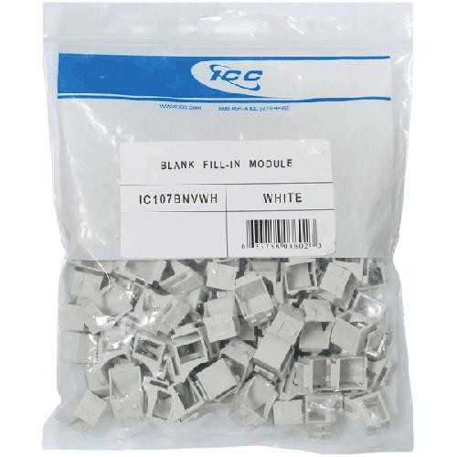 ICC HD MODULE BLANK 100 PK WH IC107BNVWH UPC 633758092128