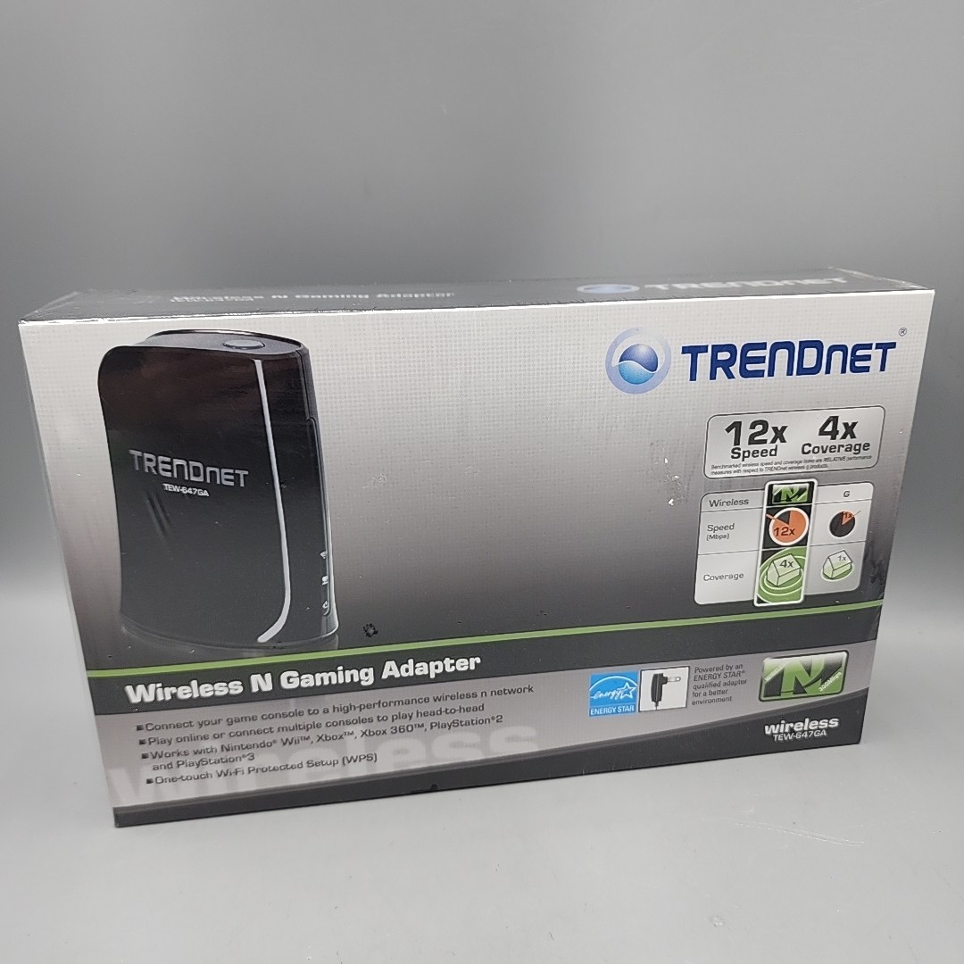 Trendnet Wireless N Gaming Video Adapter TEW-647GA Factory Sealed