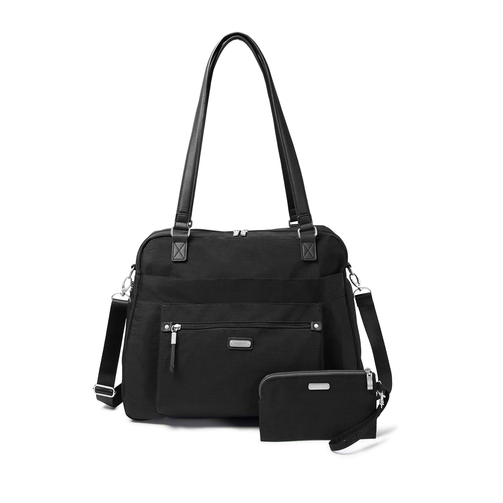 Baggallini Overnight Expandable Laptop Tote - 16.5"x13.5" One Size, Black