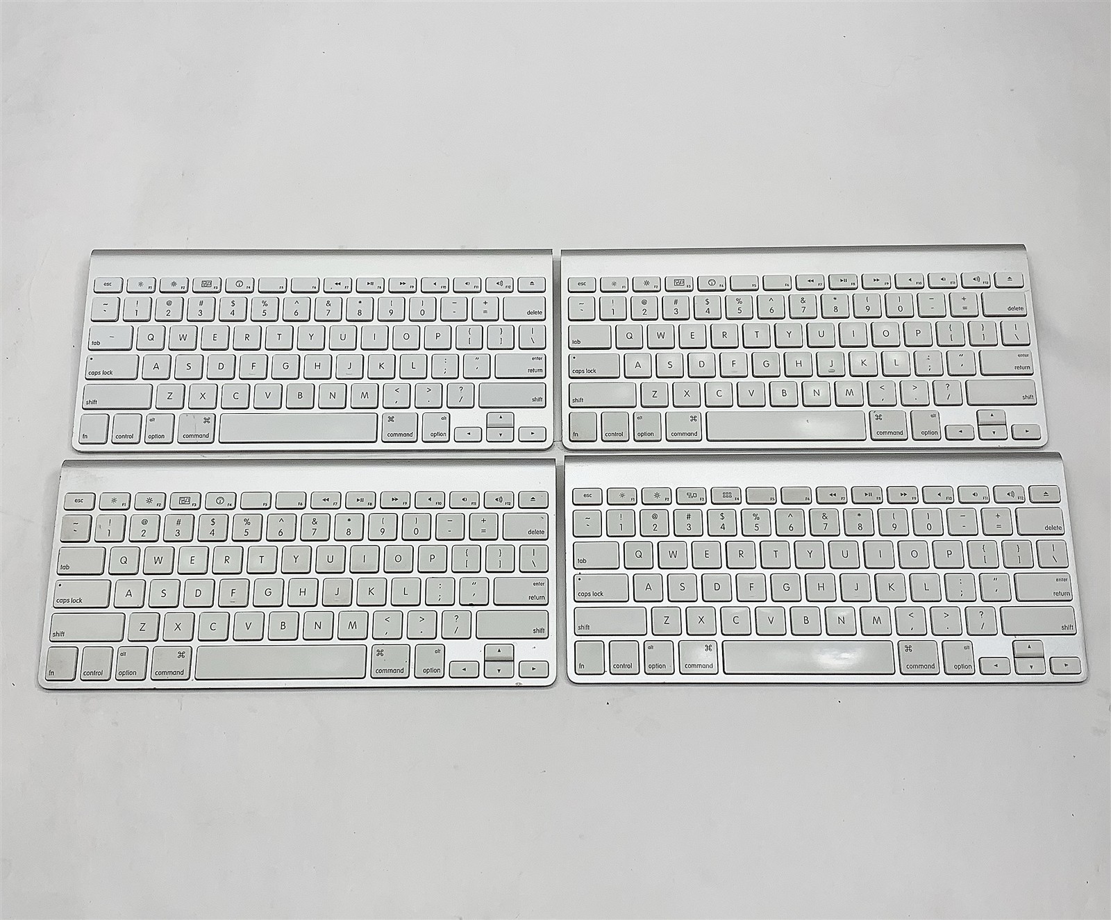 Genuine Apple Wireless Keyboard A1315 Bluetooth Aluminum No Batteries Lot 4