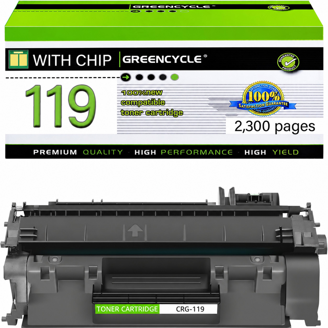 CRG119 Toner Cartridge for Canon 119 ImageClass MF5960dn MF6160dw MF6180dw 5850