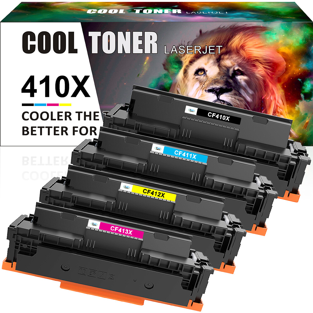4x CF410X -3X Toner Compatible with HP MFP M477fnw M477fdn M477fdw M377dw M452dn