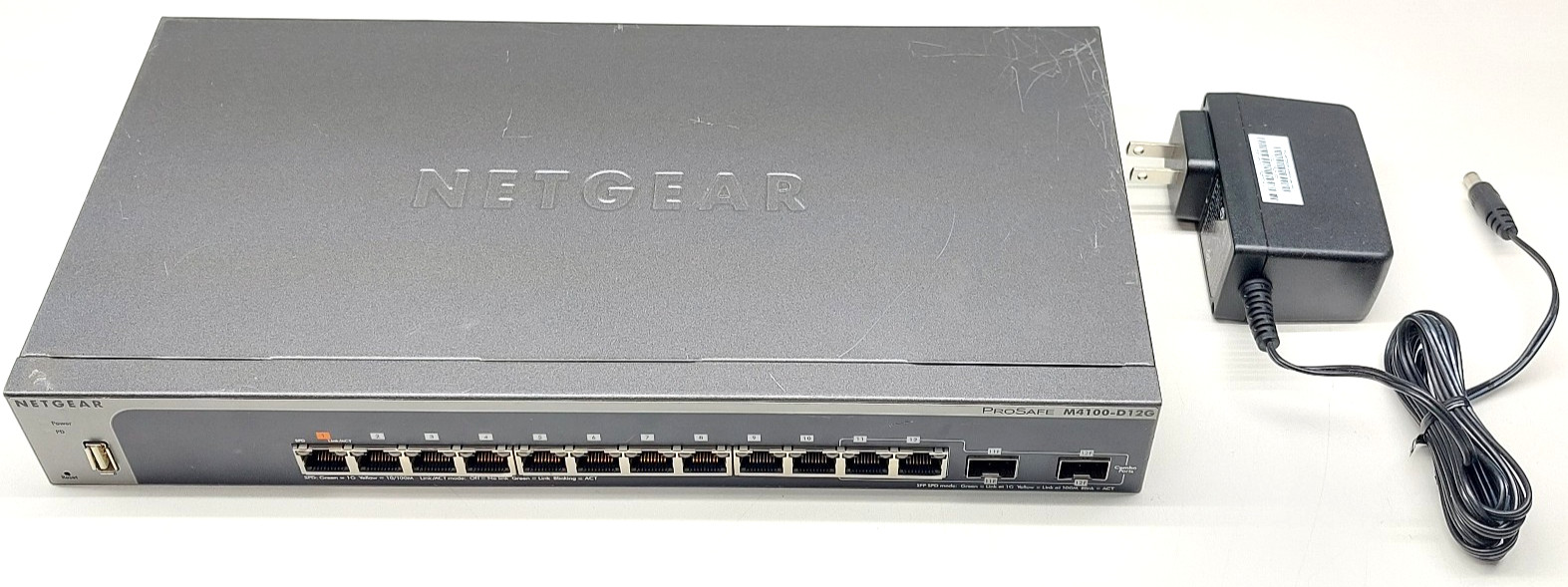 Netgear ProSAFE 12-Port Gigabit L2+ Desktop Managed Switch M4100-D12G GSM5212