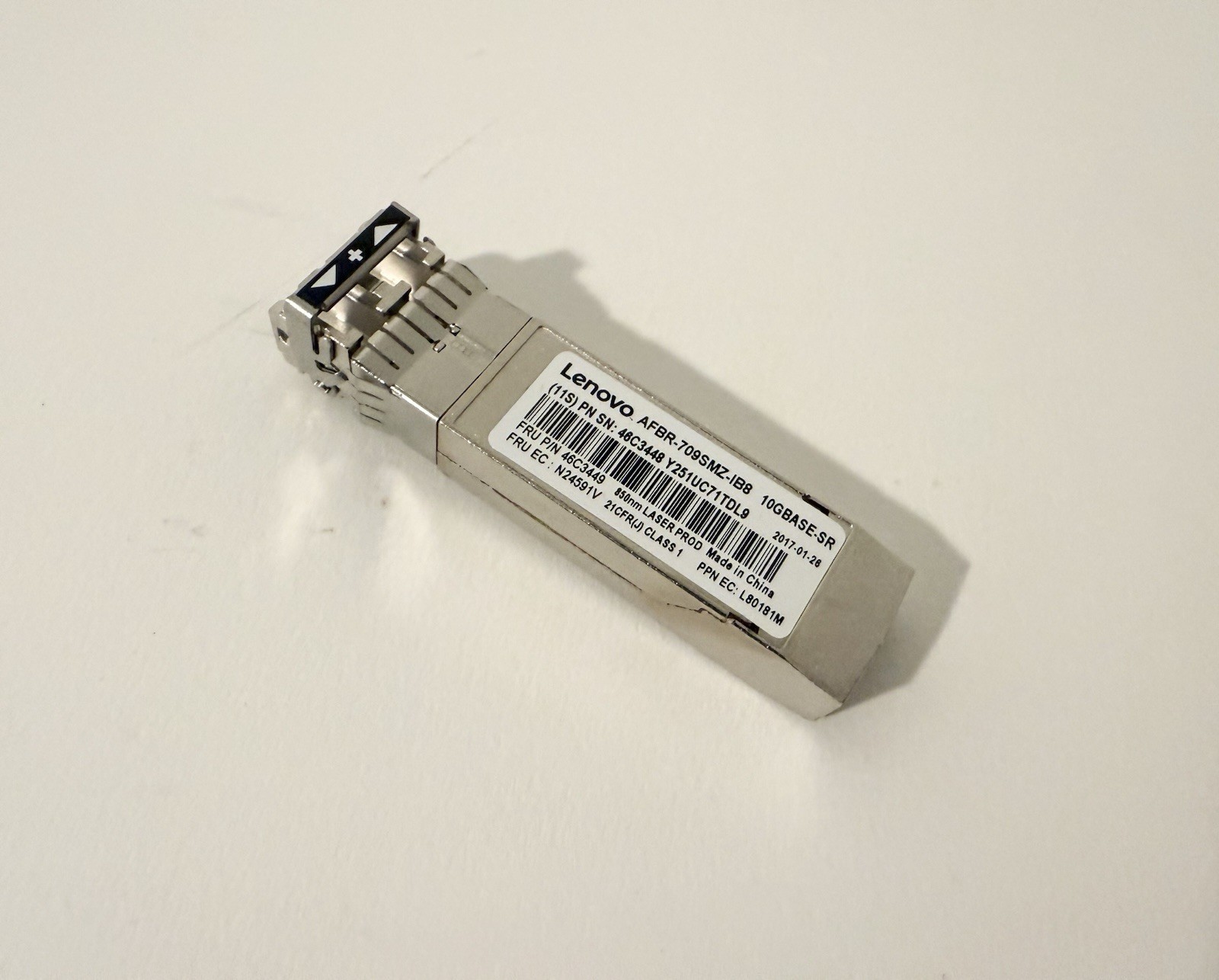 Lenovo 46C3449 Blade 10GB SFP+ TRANSCEIVER 10GBASE-SR AFBR-709SMZ-IB8 46C3449