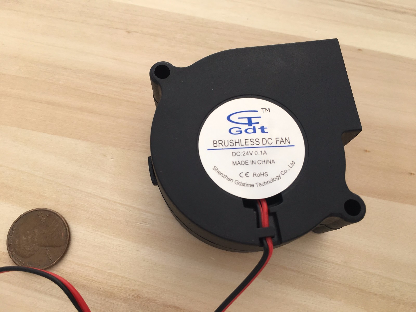 1 Piece 60mm 24v fan Brushless Exhaust Centrifugal Blower 6028 Gdstime C36