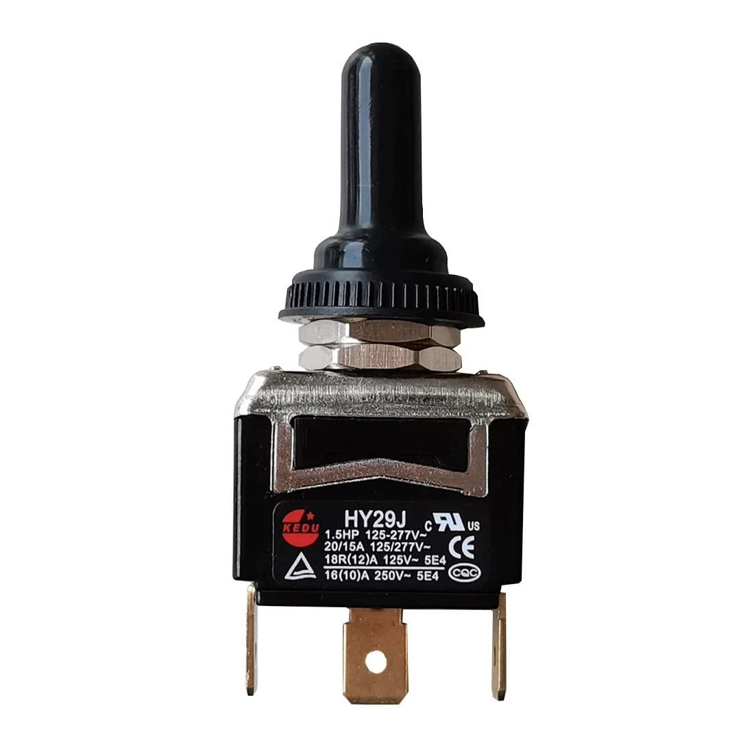 1Piece KEDU HY29J Toggle Switch with Silicone Protection Cover SPDT