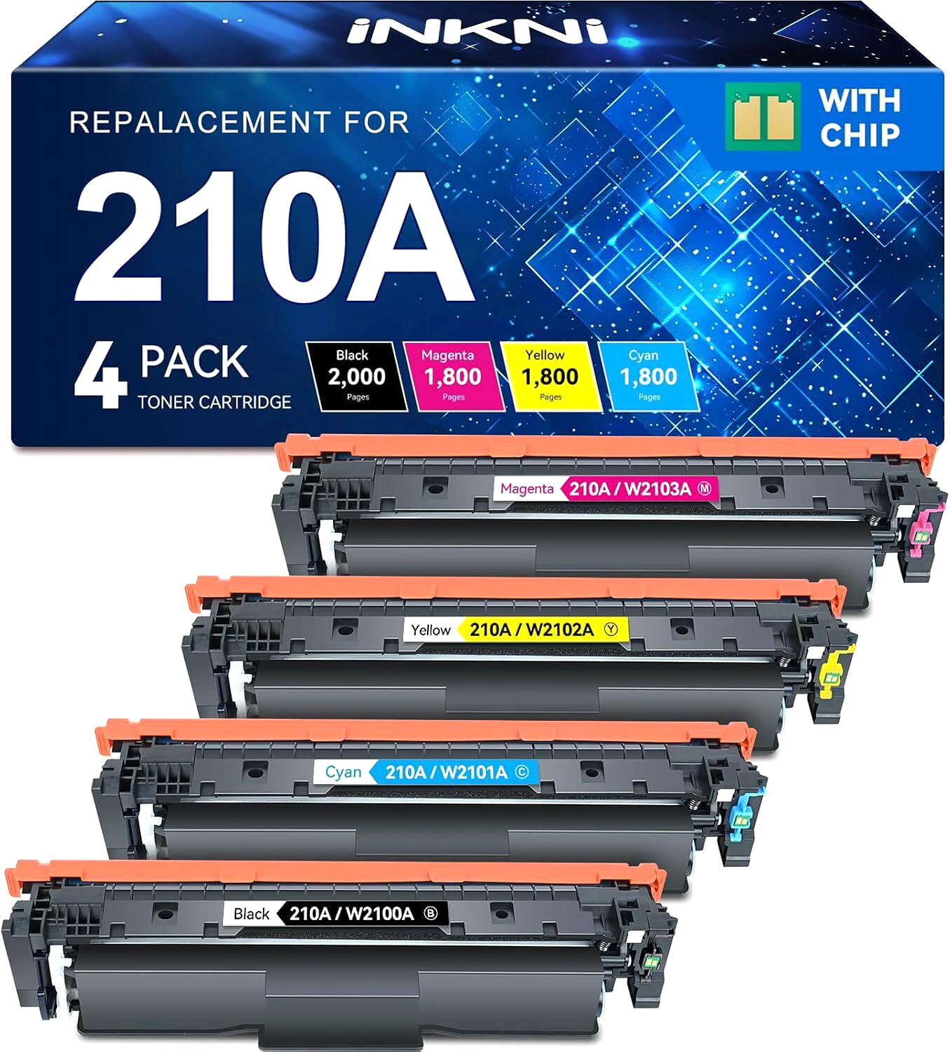 210A / 210X Toner Cartridge for HP Color LaserJet Pro 4201 & 4301 Series Printer