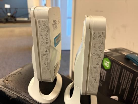 LOT OF 2 Aruba APINH303  JY678A AP-303H-RW Wireless Access Point With Stand