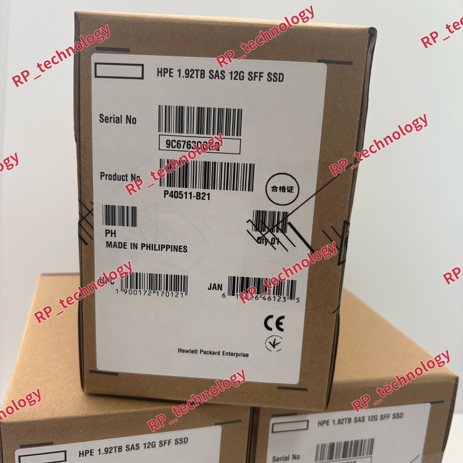 HPE 1.92TB P40511-B21 P41536-001 SAS 12Gb 2.5" MIXED GEN10+ GEN11 Server SSD