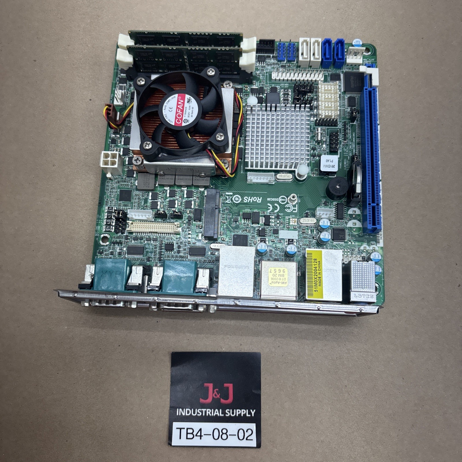 Pre Own ASRock Industrial Mini-ITX Motherboard IMB-171-L Intel Q77 LGA1155 DDR3