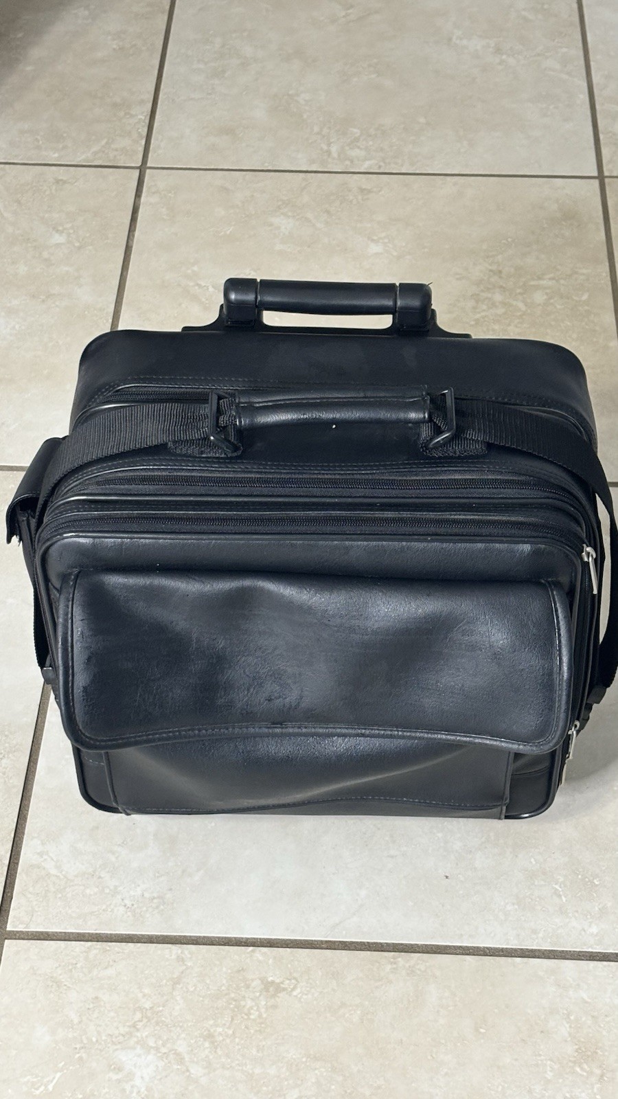 Rolling Laptop Business Travel Bag Briefcase,multiple Packet/Telescoping Handle