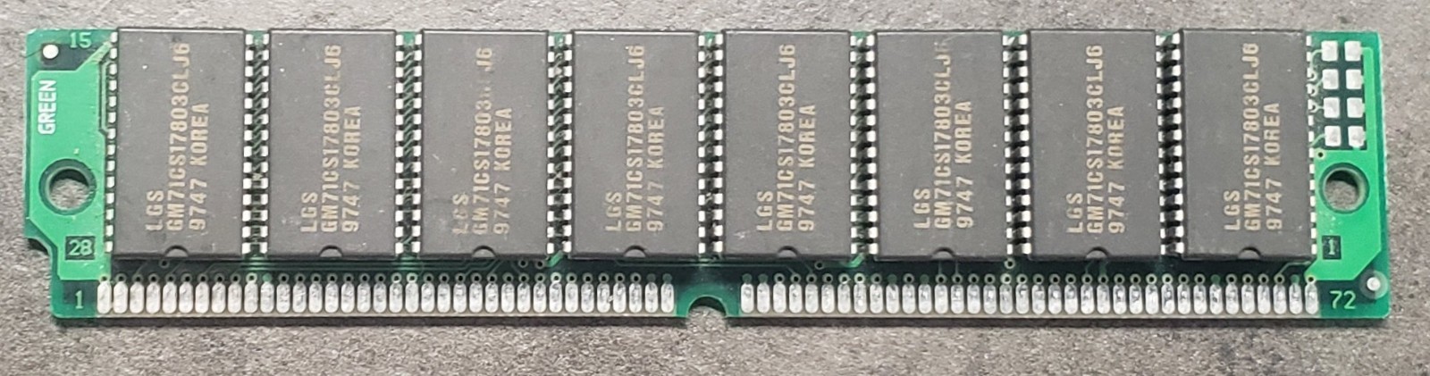 16MB 72 Pin SIMM EDO Non-Parity 60ns