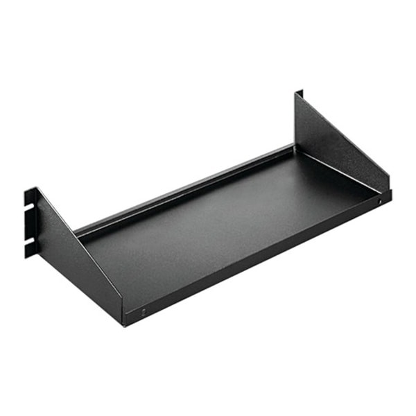 NVENT Single-Sided Shelf Solid 75 (34kg) Load Rating, 19x15, Blk, Mild Steel