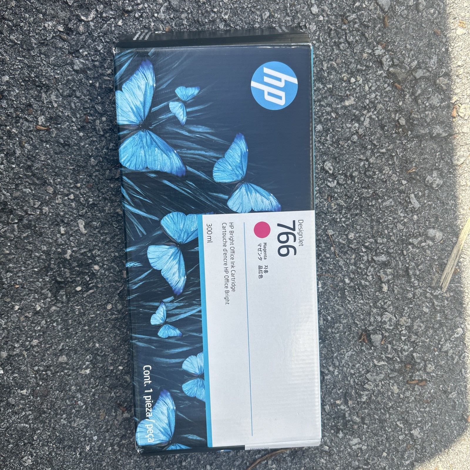 GENUINE HP #766 300ml MAGENTA INK CARTRIDGE P2V90A DESIGNJET XL 3600 MFP NE