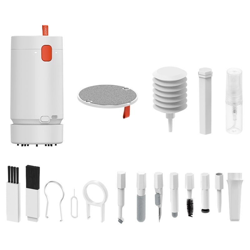20-in-1 Electric Vacuum Keyboard Cleaner Kit for PC Phone Tablet