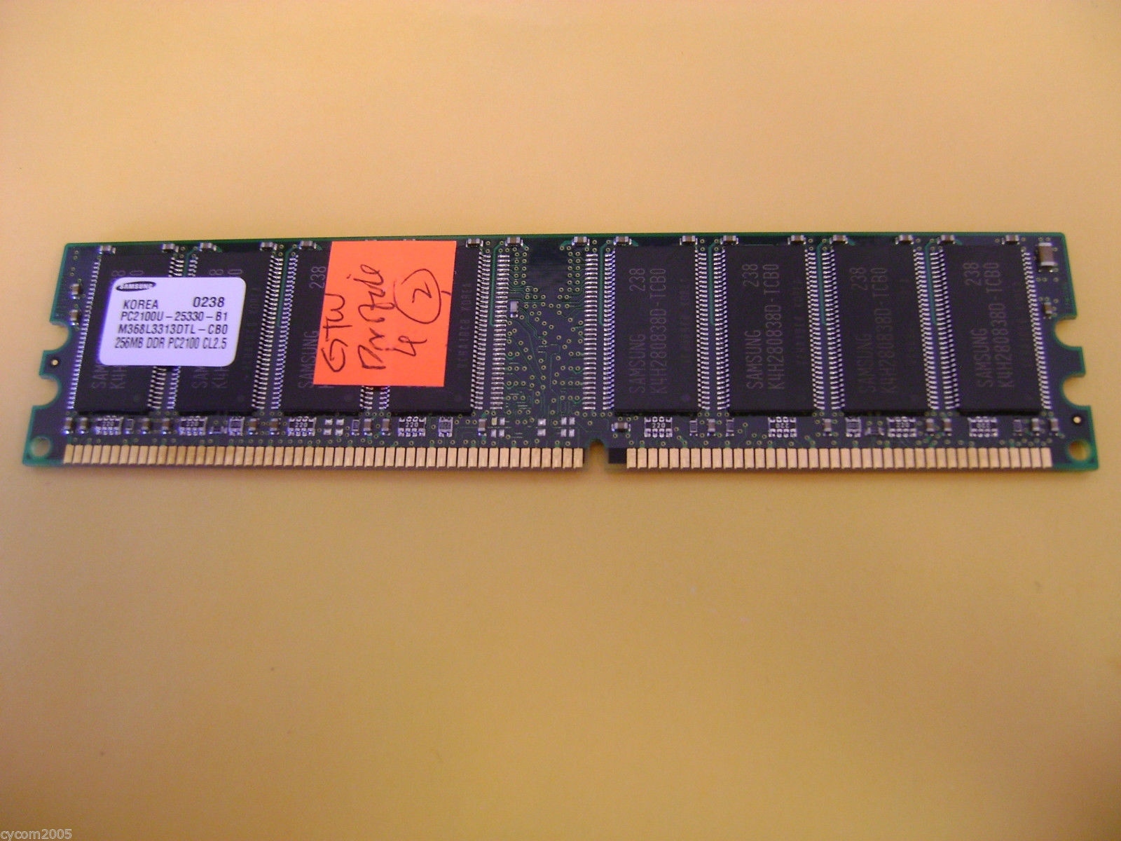 Samsung 256 MB PC2100 DDR RAM M368L3313DTL-CB0