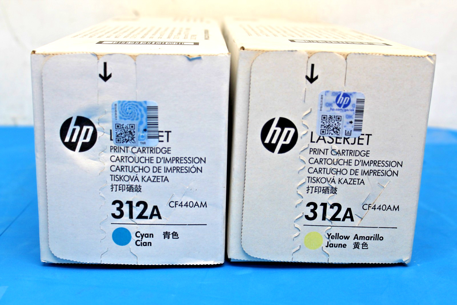 LOT-2 HP 312A CF440AM CF381A-C, F382A-Y LASERJET TONER CARTRIDGE MFP M476 T9-A10