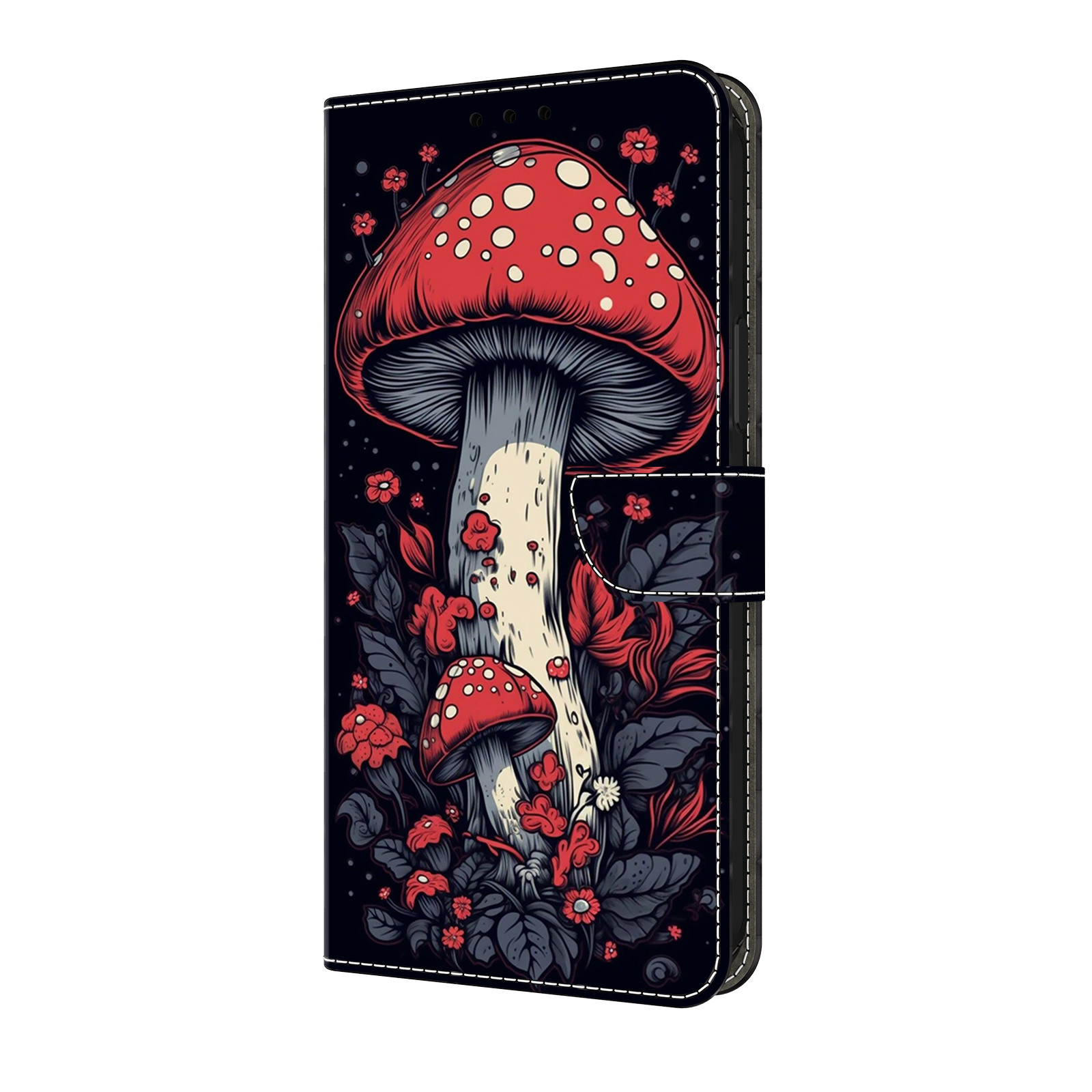 Bird Wolf Cat Rose Card Wallet Cover Case For S9 S8 S10 Plus S7 Edge S10 Lite