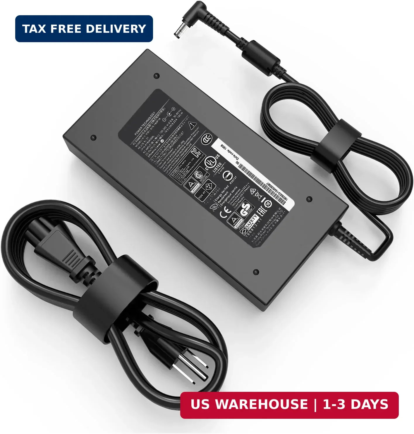 180W AC Charger for MSI GF63 GF65 GF75 Thin GS65 GS63 Stealth GE62VR Apache Pro