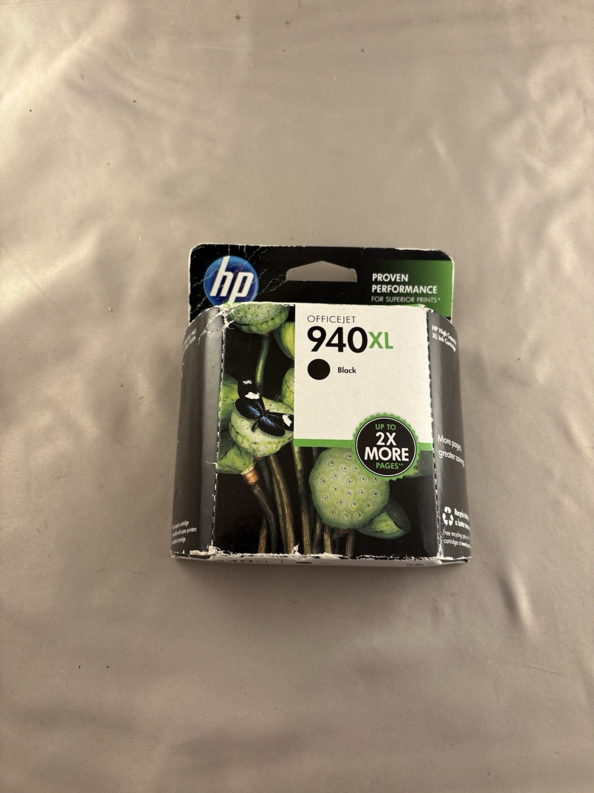 Genuine HP Hewlett Packard Officejet Ink Black 940XL New 4/2014