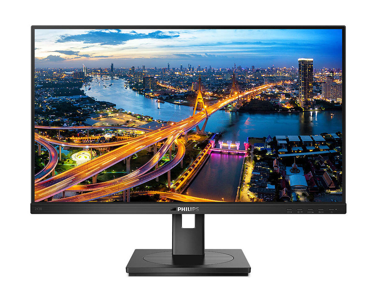 Philips B-Line 243B1 23.8" IPS LED Monitor - Black