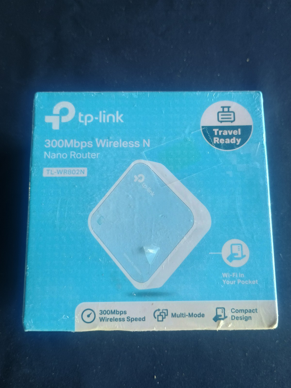 NEW TP-Link N300 Wireless Portable Nano Travel Router TL-WR802N
