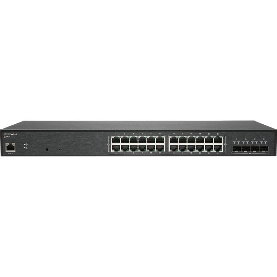 SonicWall SWS14-24 28-Port Managed Network Switch, TAA Compliant 02-SSC-2467
